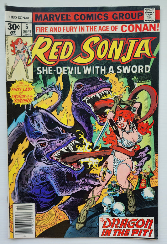 RED SONJA #5 1977 Red Sonja MARVEL COMICS