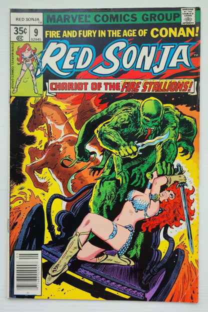 RED SONJA #9 1977 Red Sonja MARVEL COMICS