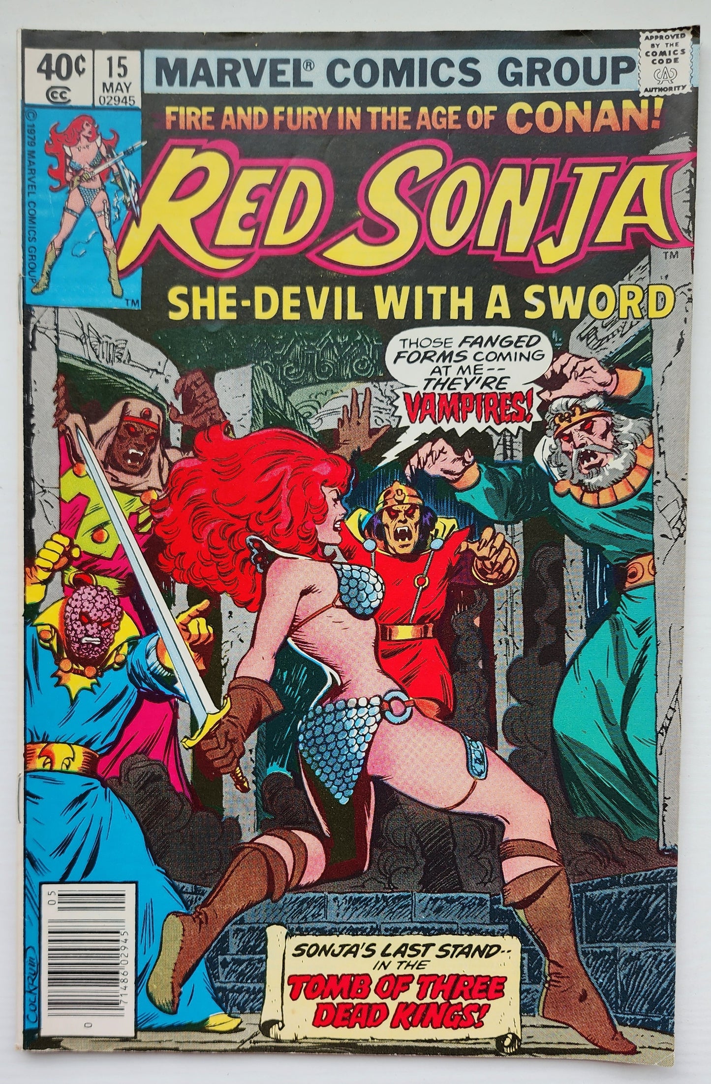 RED SONJA #15 1978 Red Sonja MARVEL COMICS