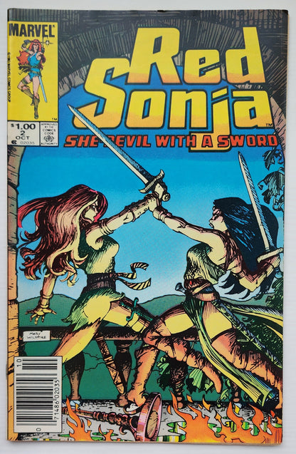RED SONJA #2 SHE DEVIL WITH A SWORD 1983 NEWSSTAND Red Sonja MARVEL COMICS