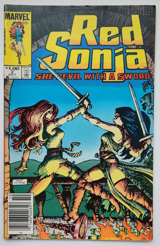 RED SONJA #2 SHE DEVIL WITH A SWORD 1983 NEWSSTAND Red Sonja MARVEL COMICS