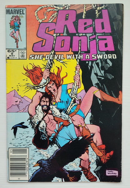 RED SONJA #9 SHE DEVIL WITH A SWORD 1985 NEWSSTAND Red Sonja MARVEL COMICS