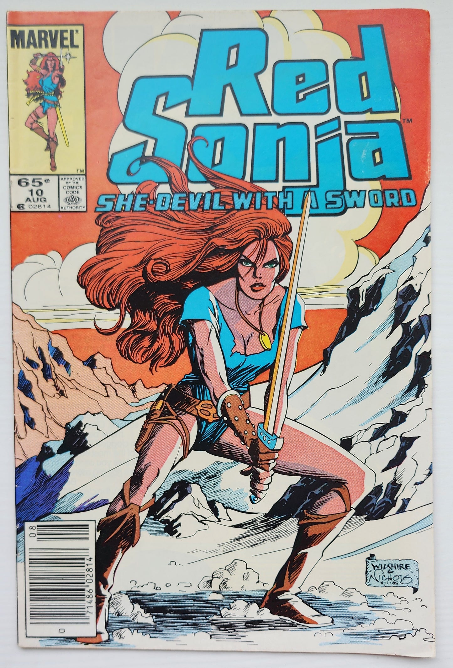 RED SONJA #10 SHE DEVIL WITH A SWORD 1985 NEWSSTAND Red Sonja MARVEL COMICS