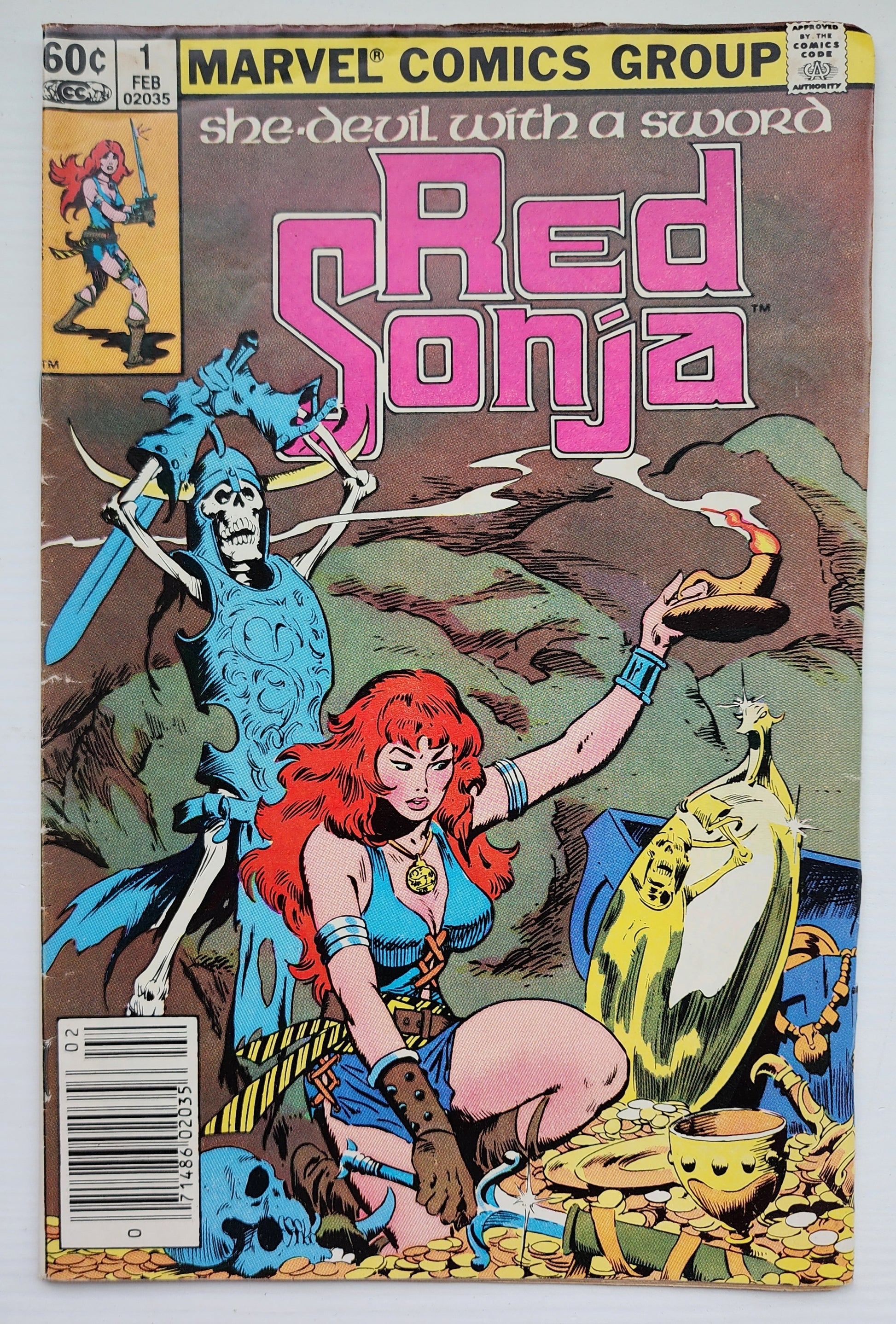 RED SONJA #1 1983 NEWSSTAND Red Sonja MARVEL COMICS