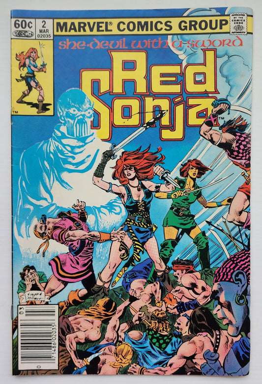 RED SONJA #2 1983 NEWSSTAND Red Sonja MARVEL COMICS