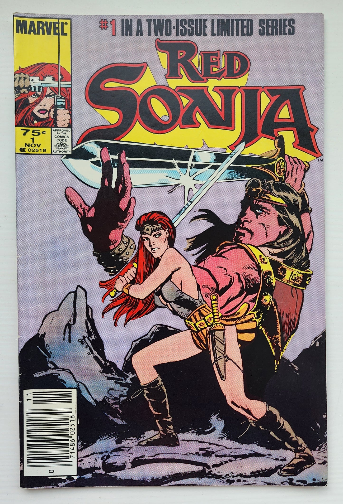 RED SONJA #1 1985 NEWSSTAND Red Sonja MARVEL COMICS