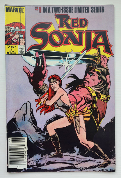 RED SONJA #1 1985 NEWSSTAND Red Sonja MARVEL COMICS