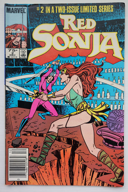 RED SONJA #2 1985 NEWSSTAND Red Sonja MARVEL COMICS
