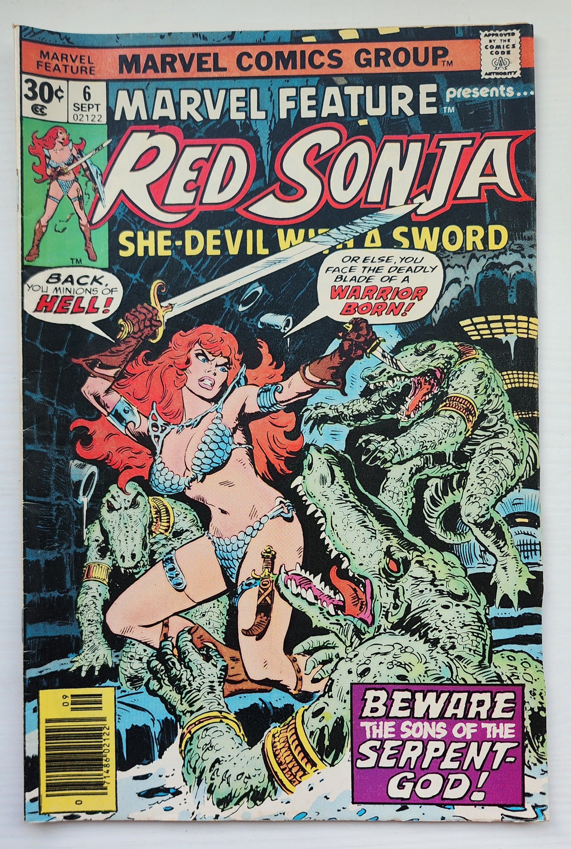 MARVEL FEATURE #6 RED SONJA 1976 Red Sonja MARVEL COMICS