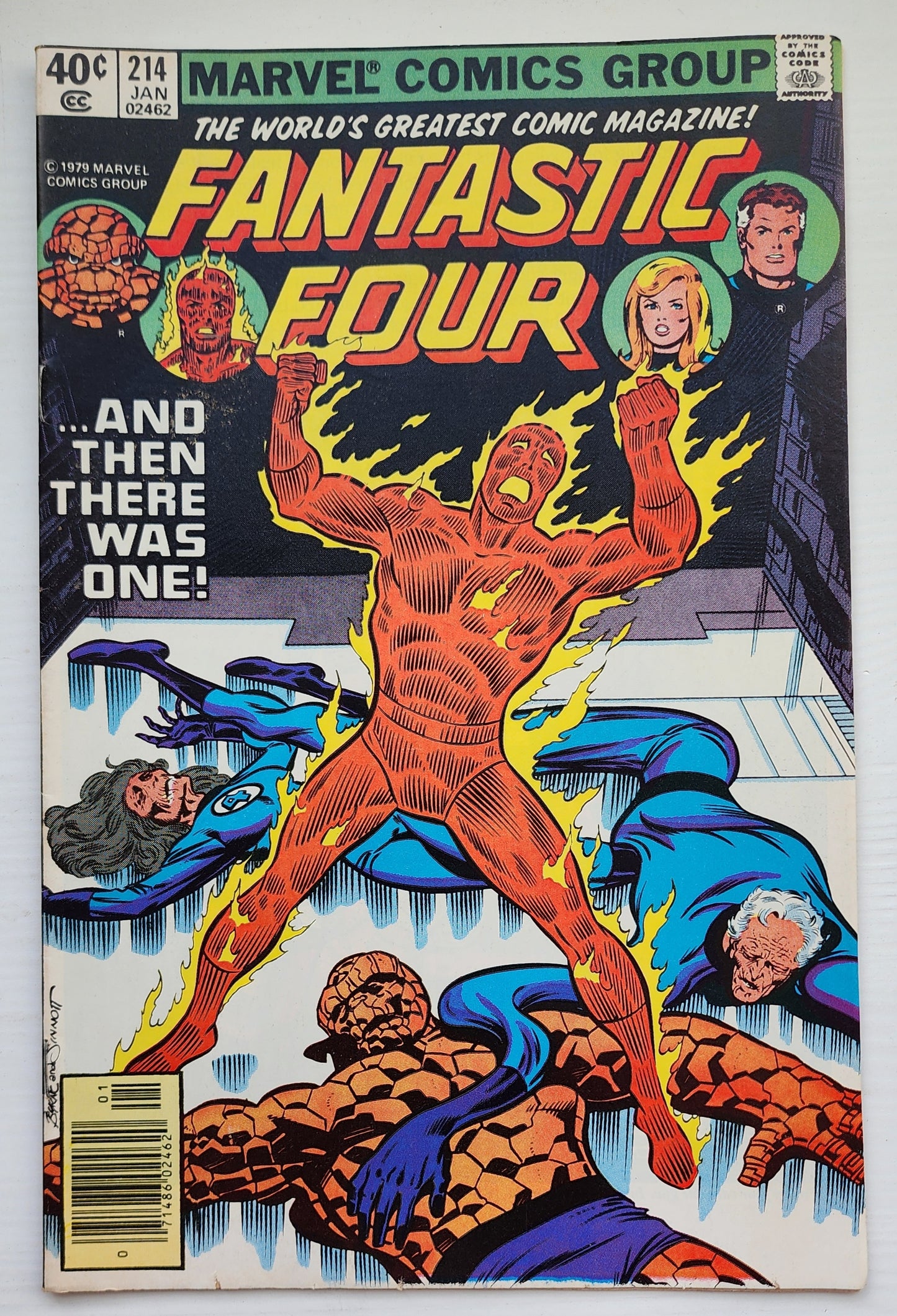 FANTASTIC FOUR #214 1980 NEWSSTAND Fantastic Four MARVEL COMICS