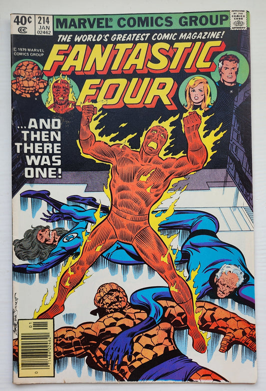 FANTASTIC FOUR #214 1980 NEWSSTAND Fantastic Four MARVEL COMICS