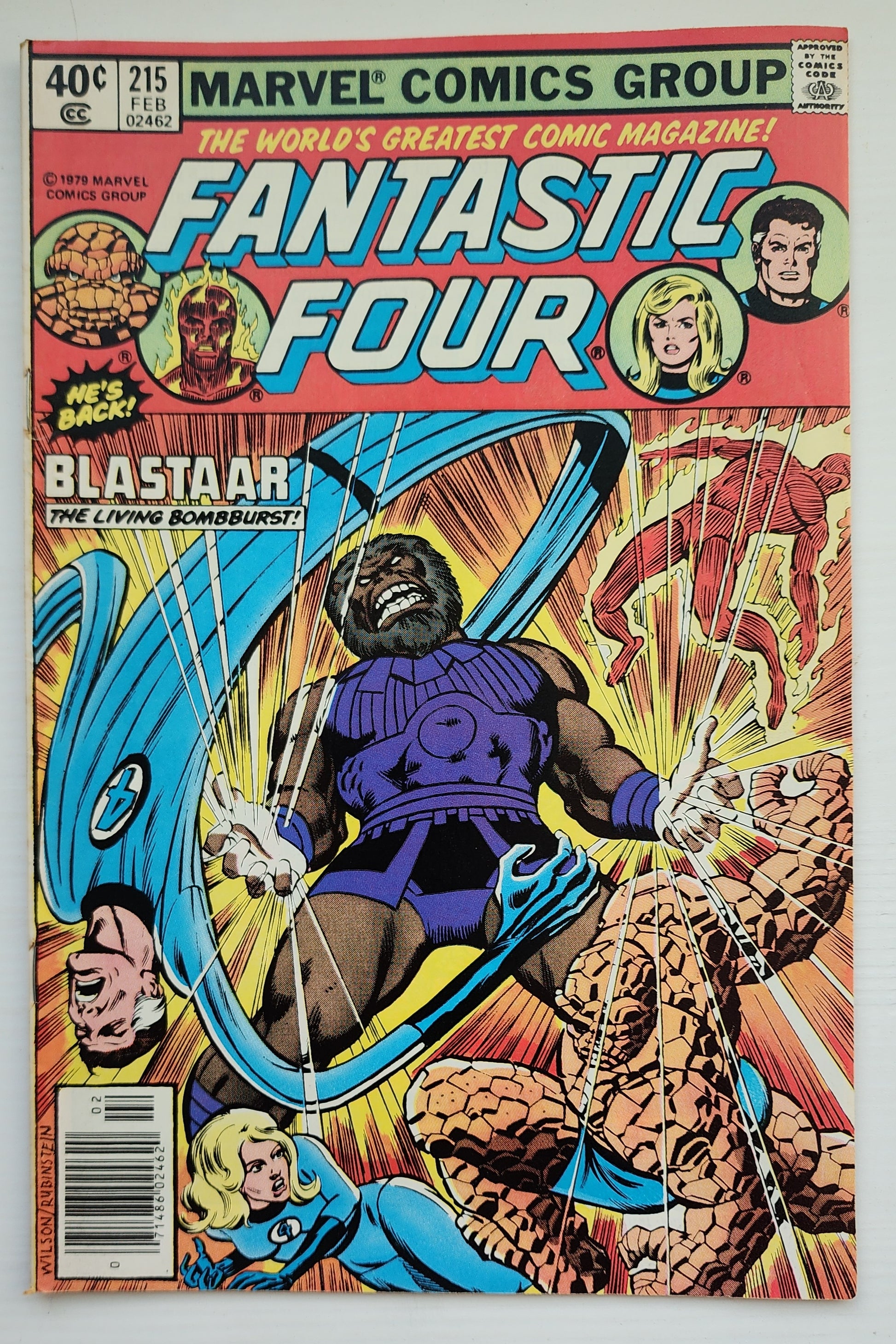 FANTASTIC FOUR #215 1980 NEWSSTAND Fantastic Four MARVEL COMICS
