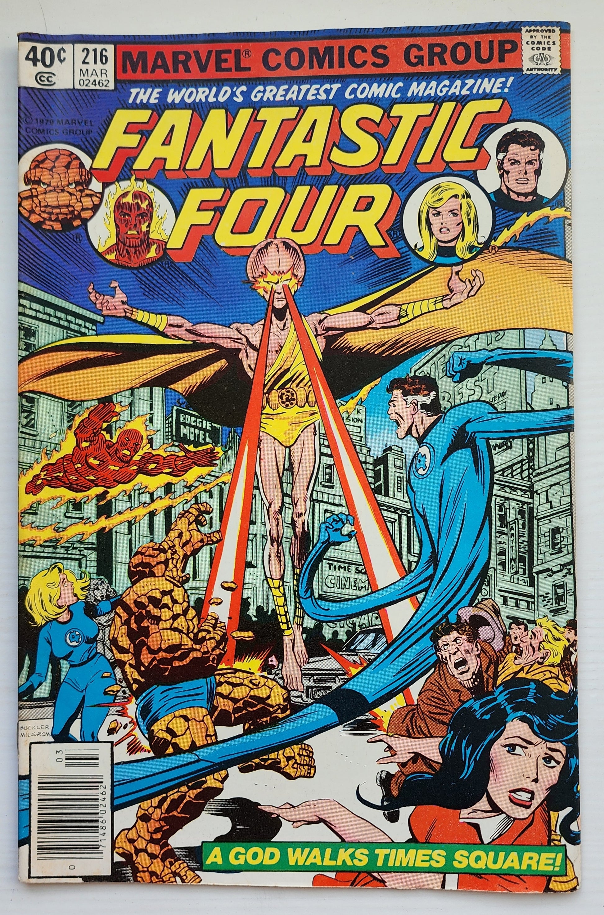FANTASTIC FOUR #216 1980 NEWSSTAND Fantastic Four MARVEL COMICS