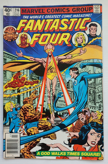 FANTASTIC FOUR #216 1980 NEWSSTAND Fantastic Four MARVEL COMICS