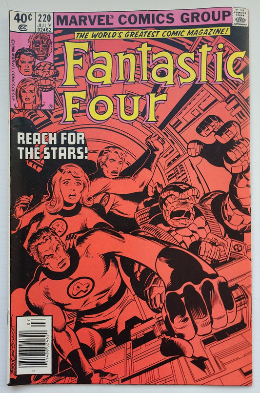 FANTASTIC FOUR #220 1980 NEWSSTAND Fantastic Four MARVEL COMICS