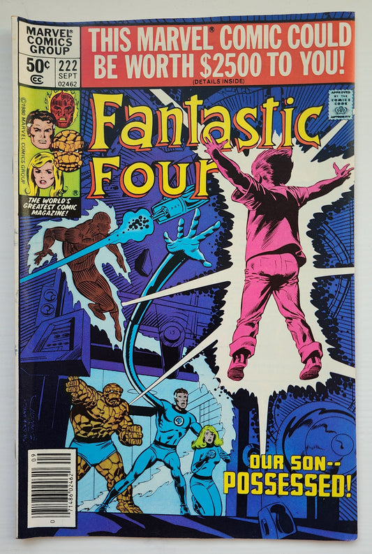 FANTASTIC FOUR #222 1980 NEWSSTAND Fantastic Four MARVEL COMICS