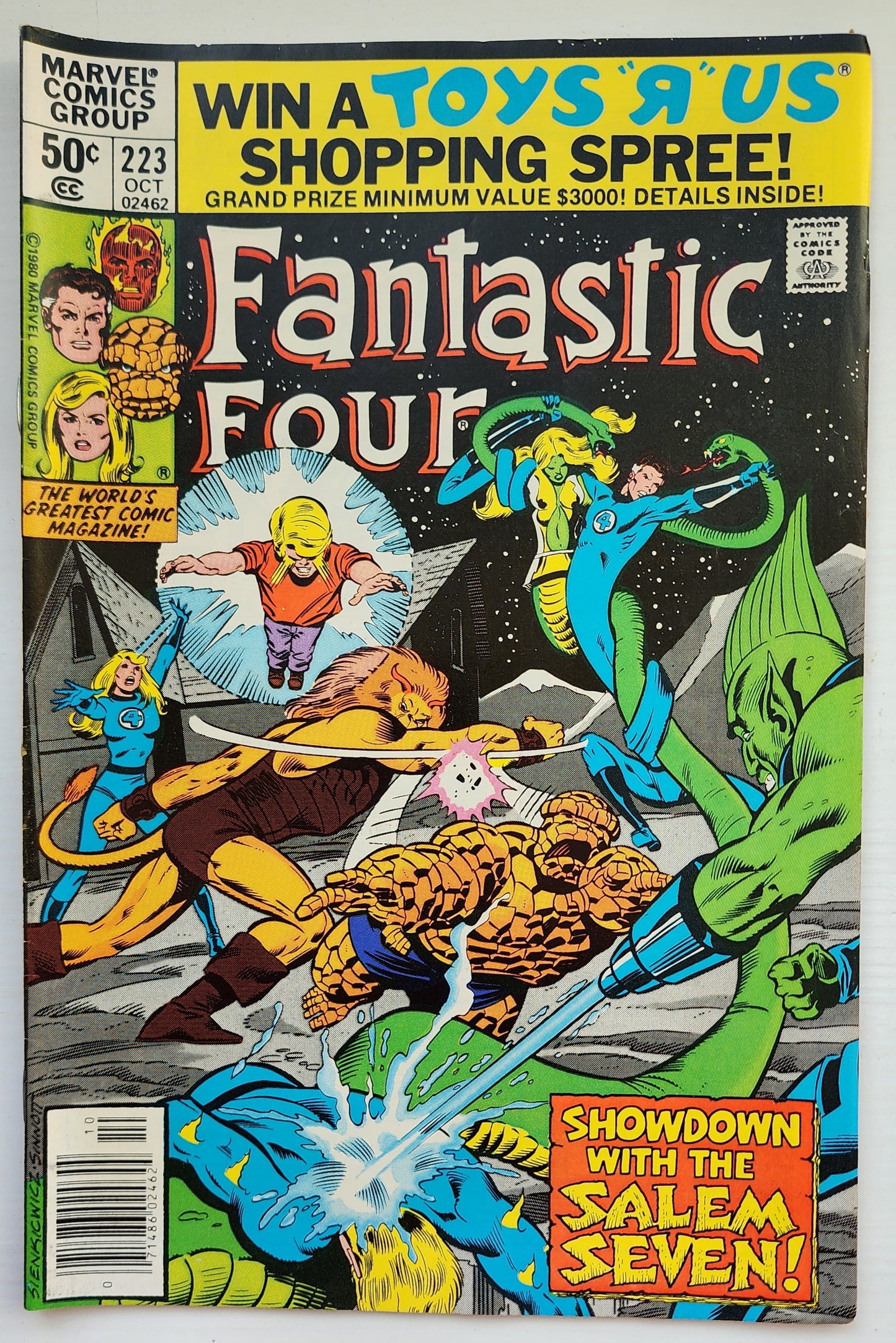 FANTASTIC FOUR #223 1980 NEWSSTAND Fantastic Four MARVEL COMICS