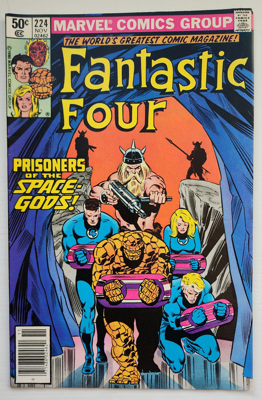 FANTASTIC FOUR #224 1980 NEWSSTAND Fantastic Four MARVEL COMICS