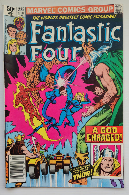 FANTASTIC FOUR #225 1980 NEWSSTAND Fantastic Four MARVEL COMICS