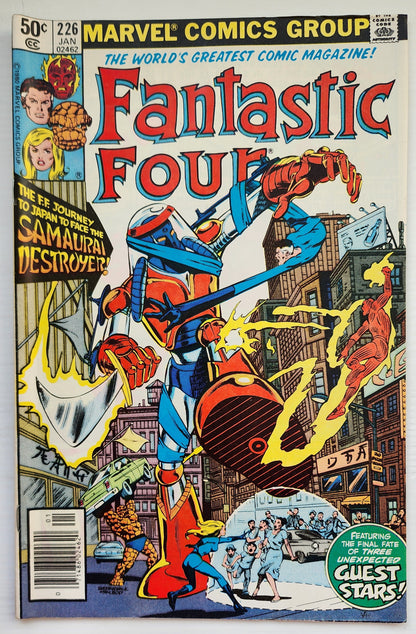 FANTASTIC FOUR #226 1980 NEWSSTAND (1ST APP SAMURAI DESTROYER) Fantastic Four MARVEL COMICS