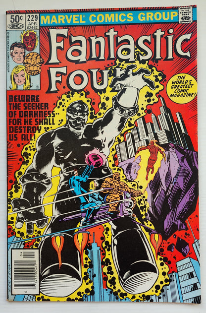 FANTASTIC FOUR #229 1981 NEWSSTAND (1ST APP EBON) Fantastic Four MARVEL COMICS