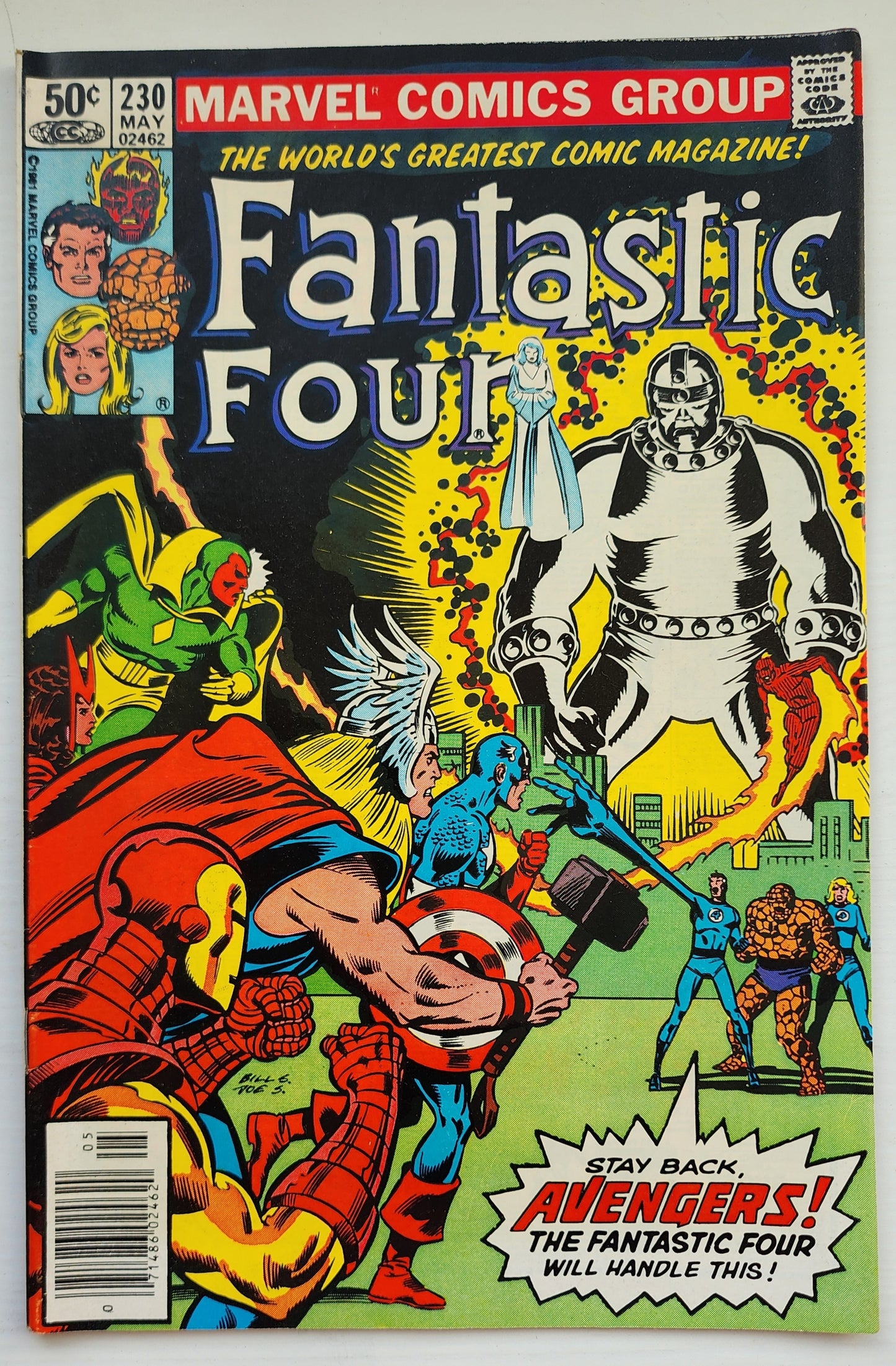 FANTASTIC FOUR #230 1981 NEWSSTAND Fantastic Four MARVEL COMICS