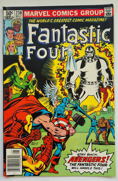 FANTASTIC FOUR #230 1981 NEWSSTAND Fantastic Four MARVEL COMICS