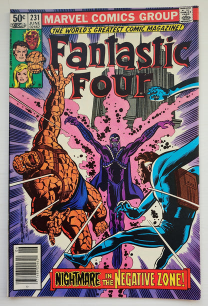 FANTASTIC FOUR #231 1981 NEWSSTAND Fantastic Four MARVEL COMICS