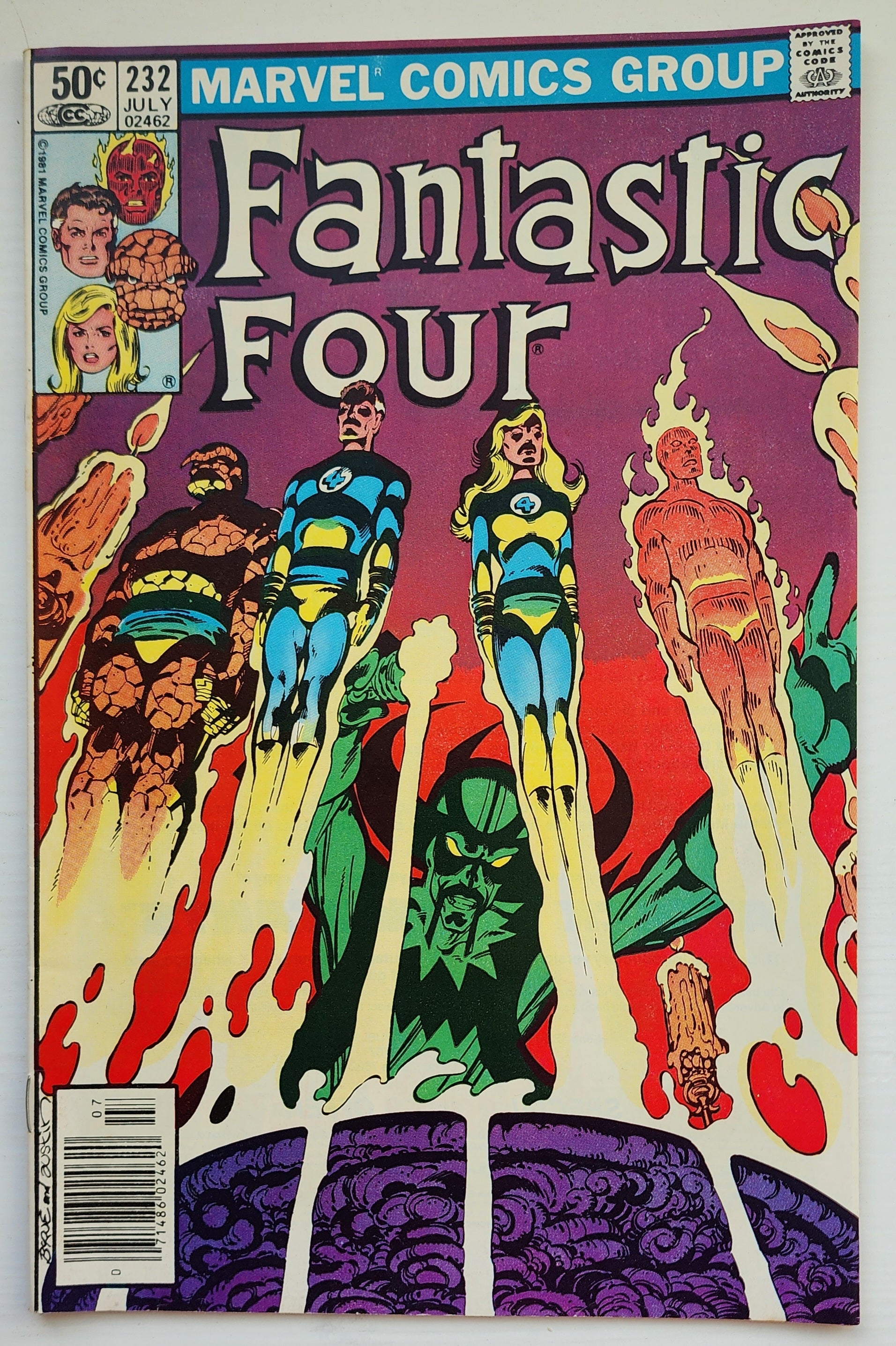 FANTASTIC FOUR #232 1981 NEWSSTAND Fantastic Four MARVEL COMICS