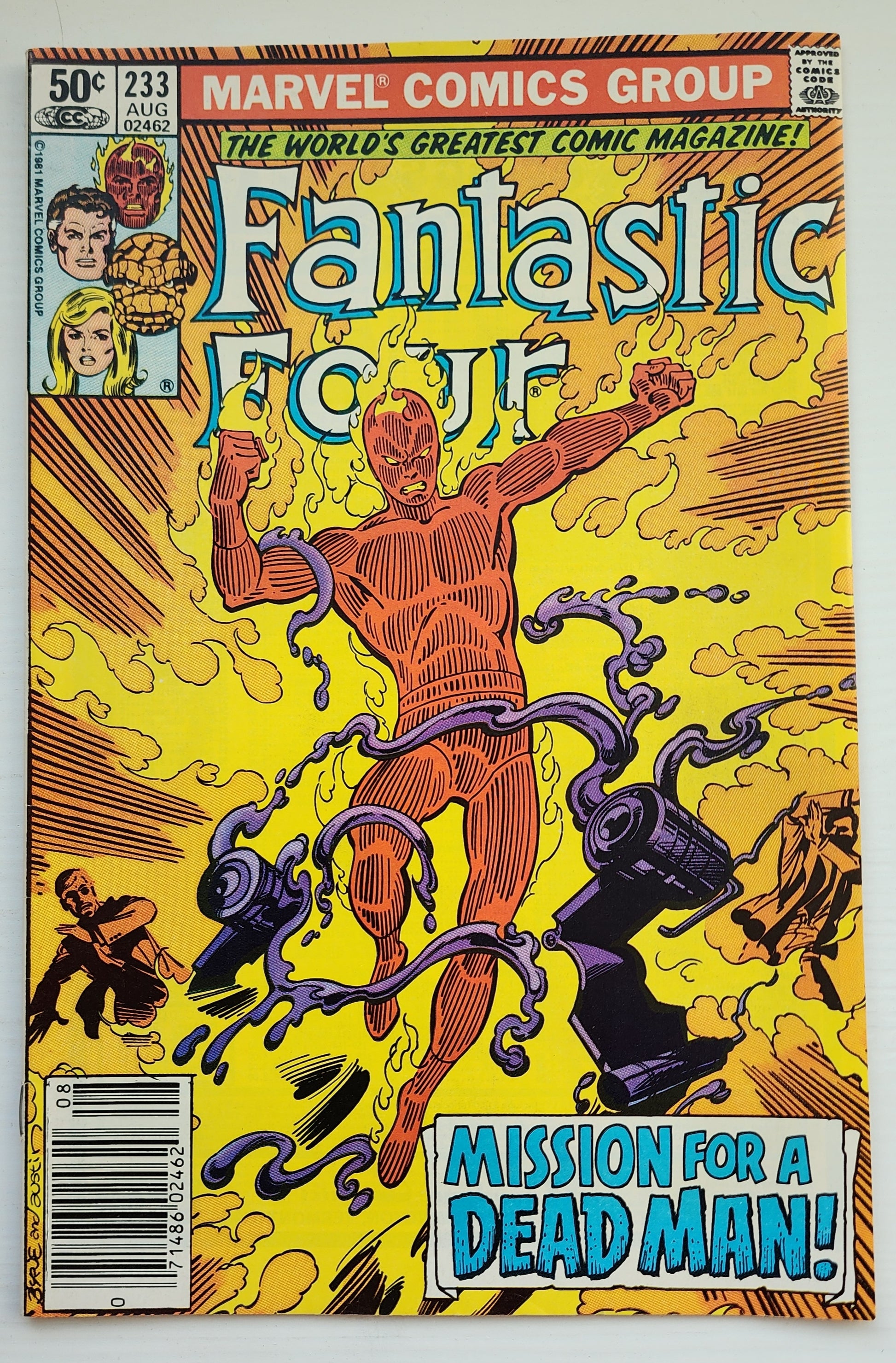 FANTASTIC FOUR #233 1981 NEWSSTAND Fantastic Four MARVEL COMICS