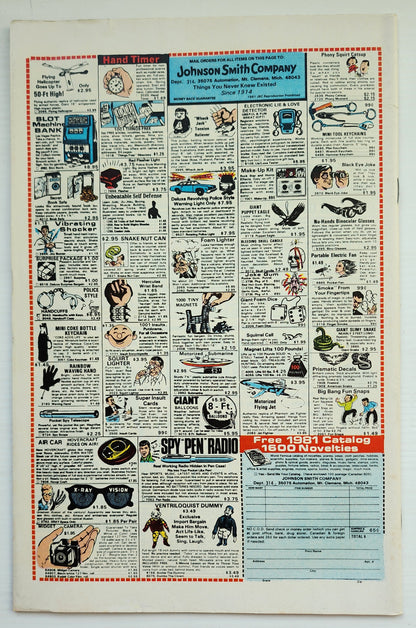 FANTASTIC FOUR #233 1981 NEWSSTAND Fantastic Four MARVEL COMICS