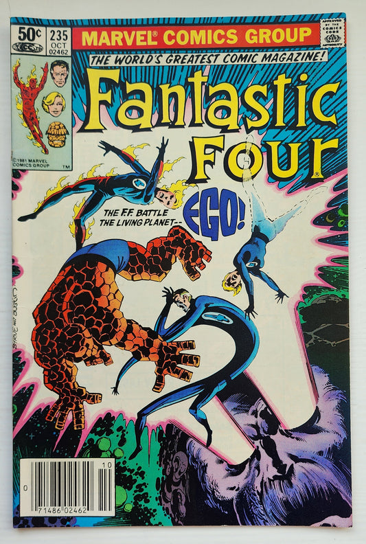 FANTASTIC FOUR #235 1981 NEWSSTAND Fantastic Four MARVEL COMICS
