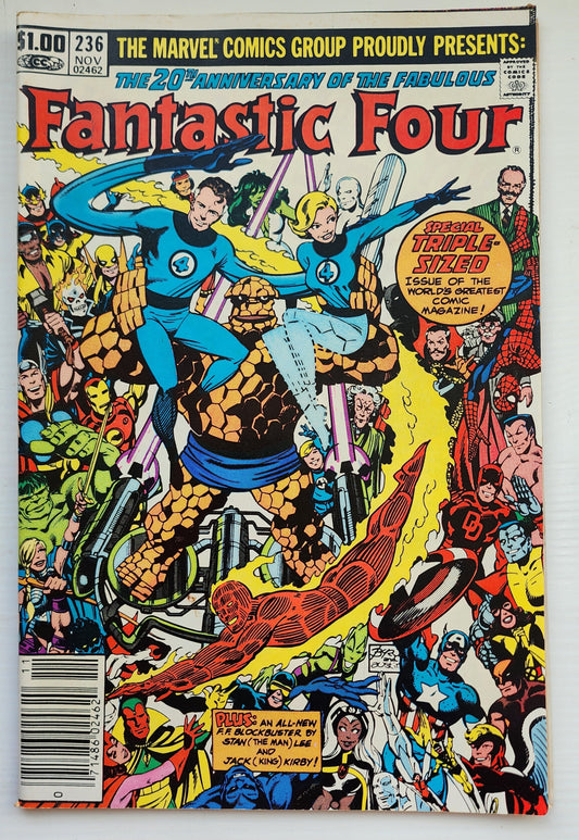 FANTASTIC FOUR #236 1981 NEWSSTAND Fantastic Four MARVEL COMICS