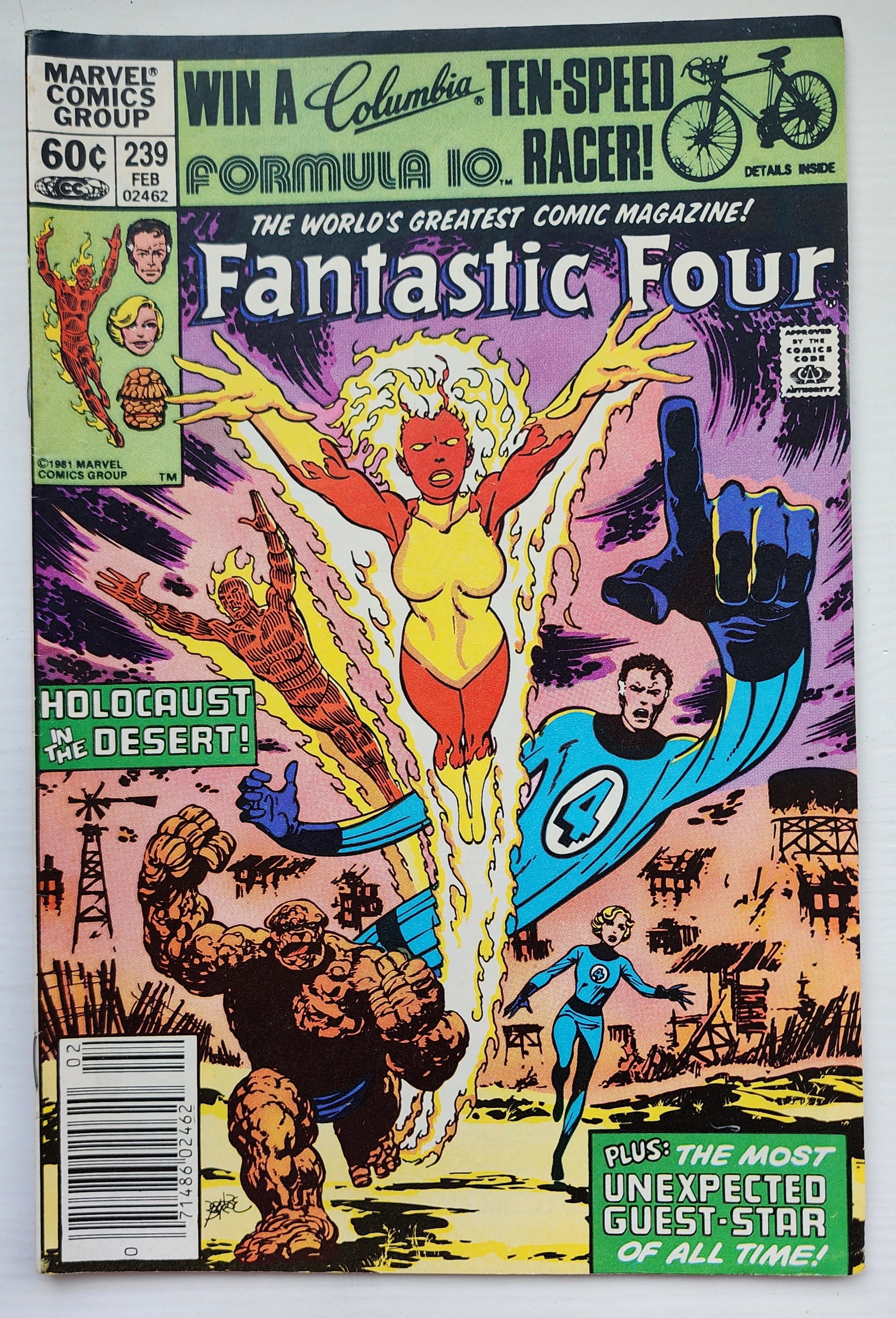 FANTASTIC FOUR #239 1982 NEWSSTAND (1ST APP AUNT PETUNIA) Fantastic Four MARVEL COMICS