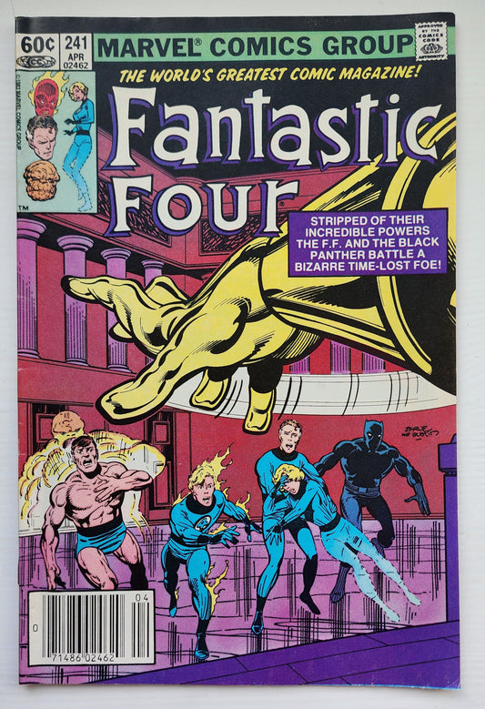FANTASTIC FOUR #241 1982 NEWSSTAND Fantastic Four MARVEL COMICS