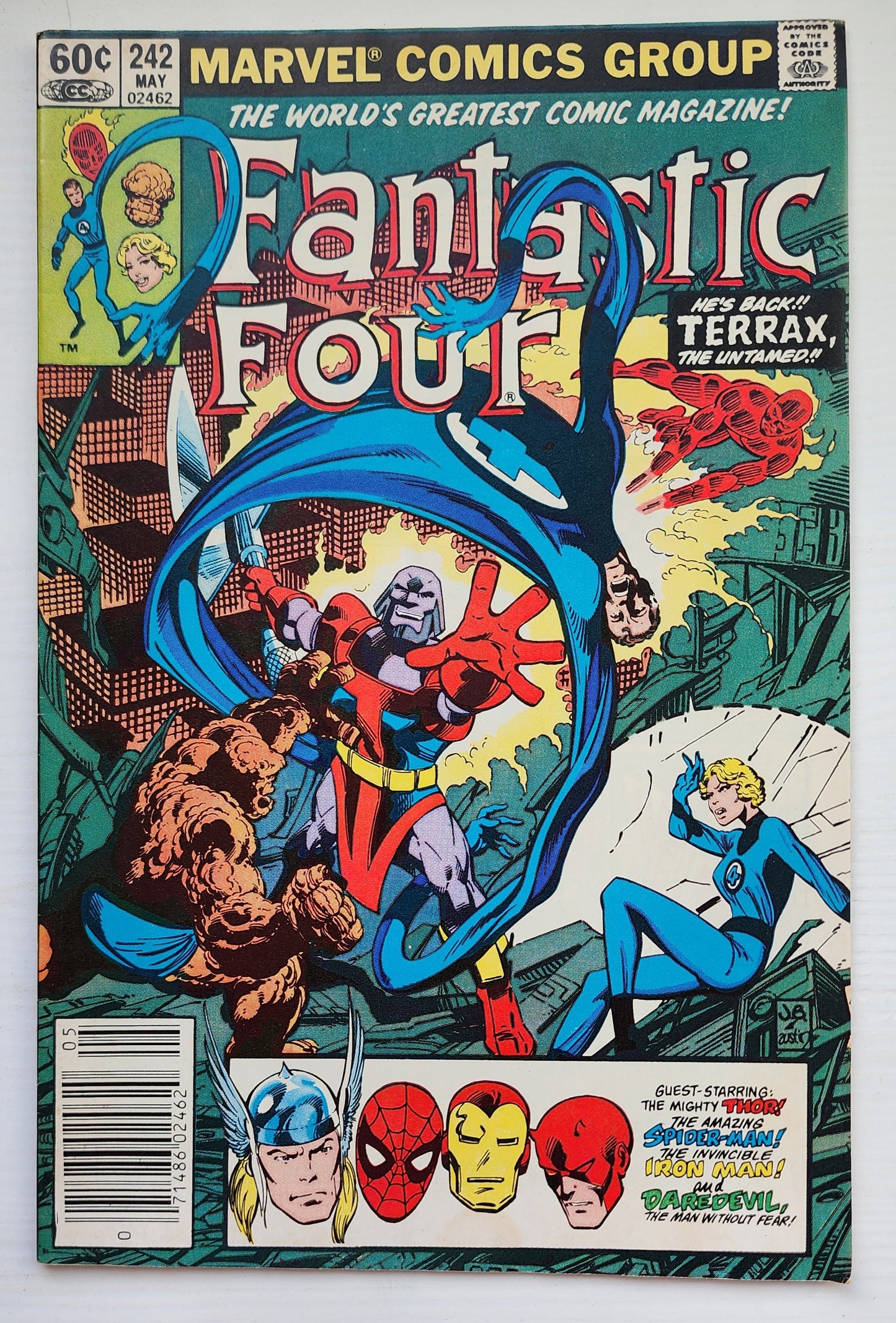 FANTASTIC FOUR #242 1982 NEWSSTAND Fantastic Four MARVEL COMICS