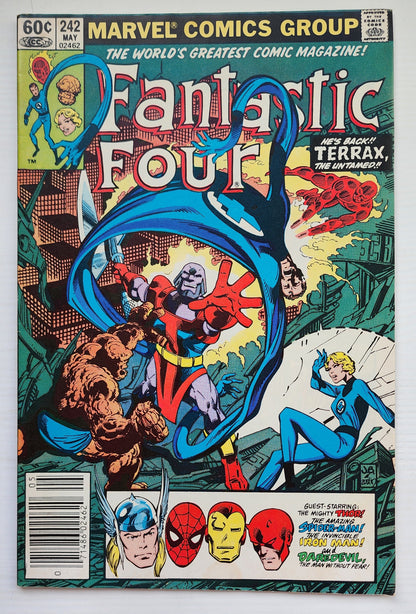 FANTASTIC FOUR #242 1982 NEWSSTAND Fantastic Four MARVEL COMICS