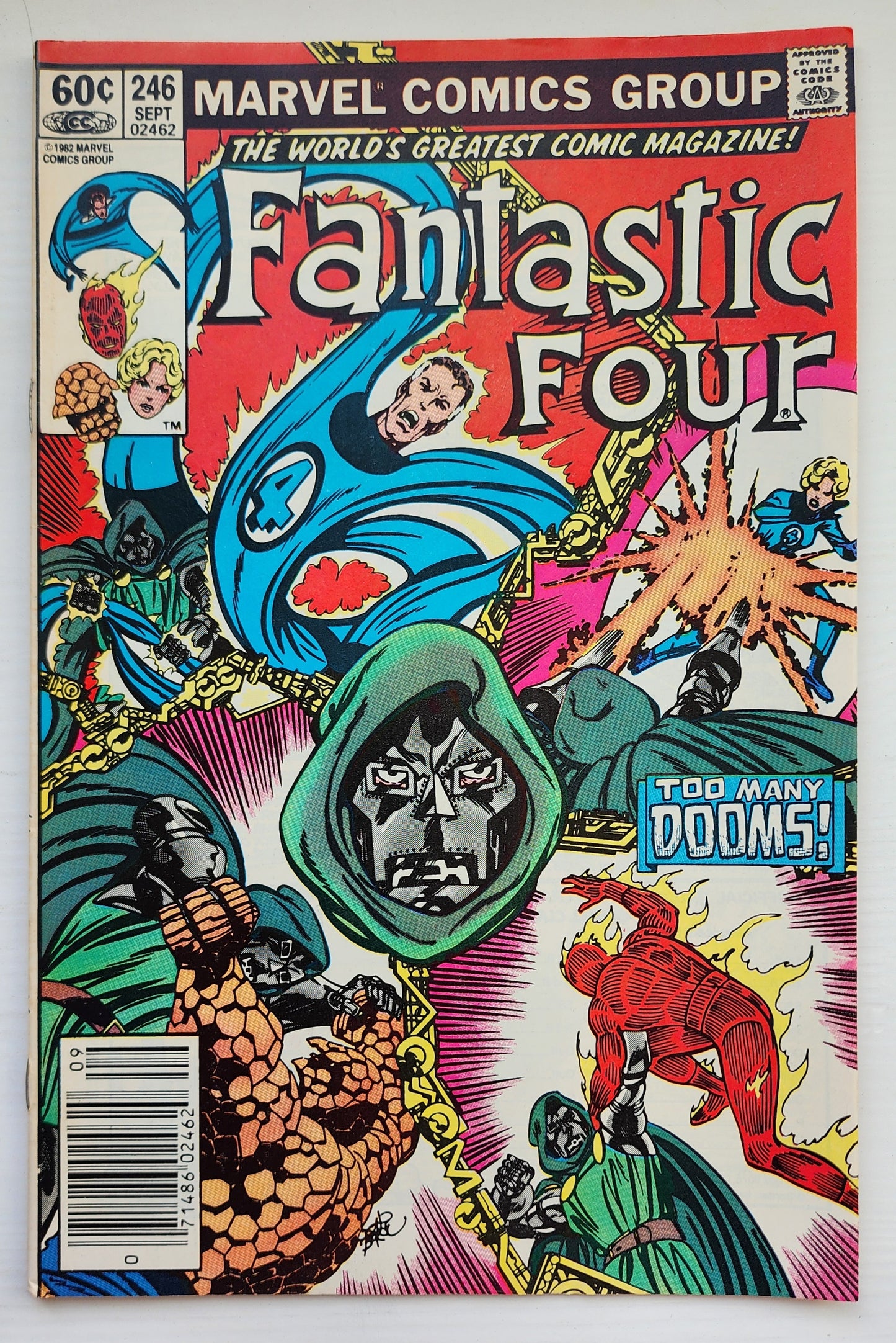 FANTASTIC FOUR #246 1982 NEWSSTAND (1ST APP KRISTOFF VERNARD) Fantastic Four MARVEL COMICS