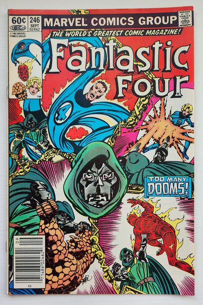 FANTASTIC FOUR #246 1982 NEWSSTAND (1ST APP KRISTOFF VERNARD) Fantastic Four MARVEL COMICS