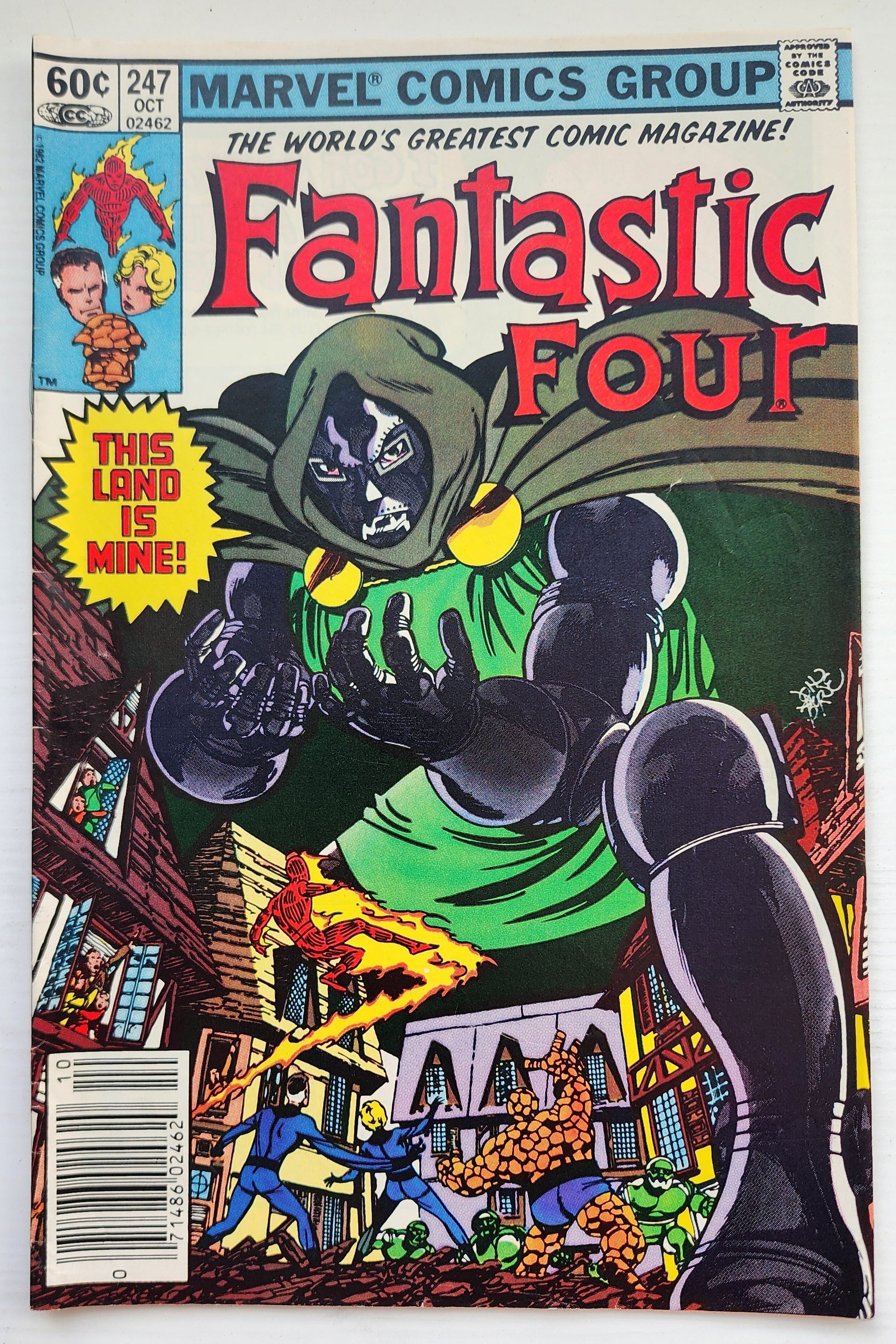 FANTASTIC FOUR #247 1982 NEWSSTAND (1ST APP KRISTOFF VERNARD) Fantastic Four MARVEL COMICS