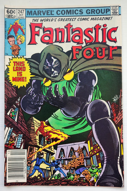 FANTASTIC FOUR #247 1982 NEWSSTAND (1ST APP KRISTOFF VERNARD) Fantastic Four MARVEL COMICS