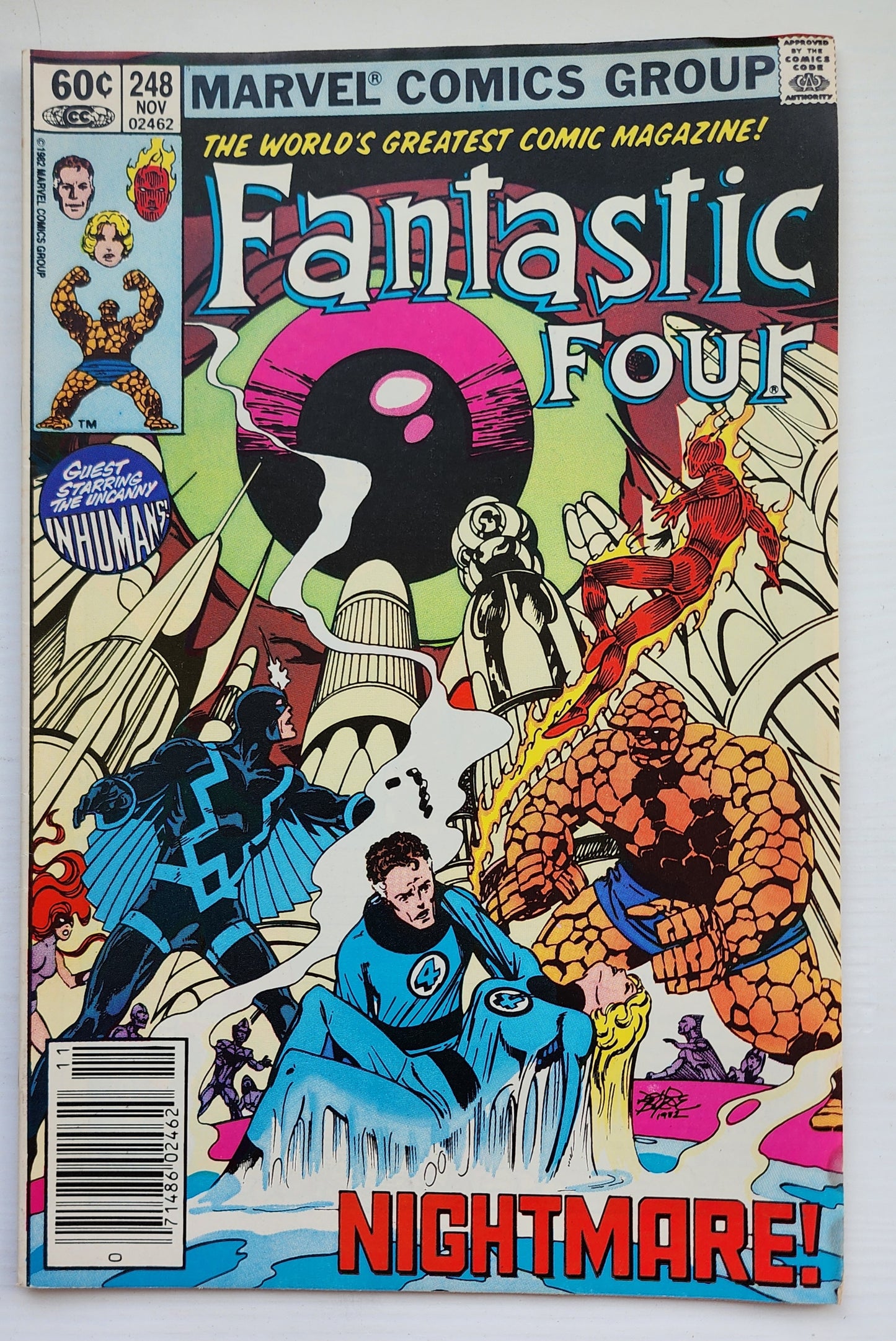 FANTASTIC FOUR #248 1982 NEWSSTAND Fantastic Four MARVEL COMICS