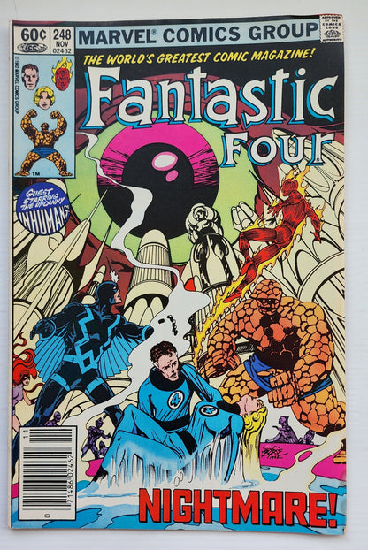 FANTASTIC FOUR #248 1982 NEWSSTAND Fantastic Four MARVEL COMICS