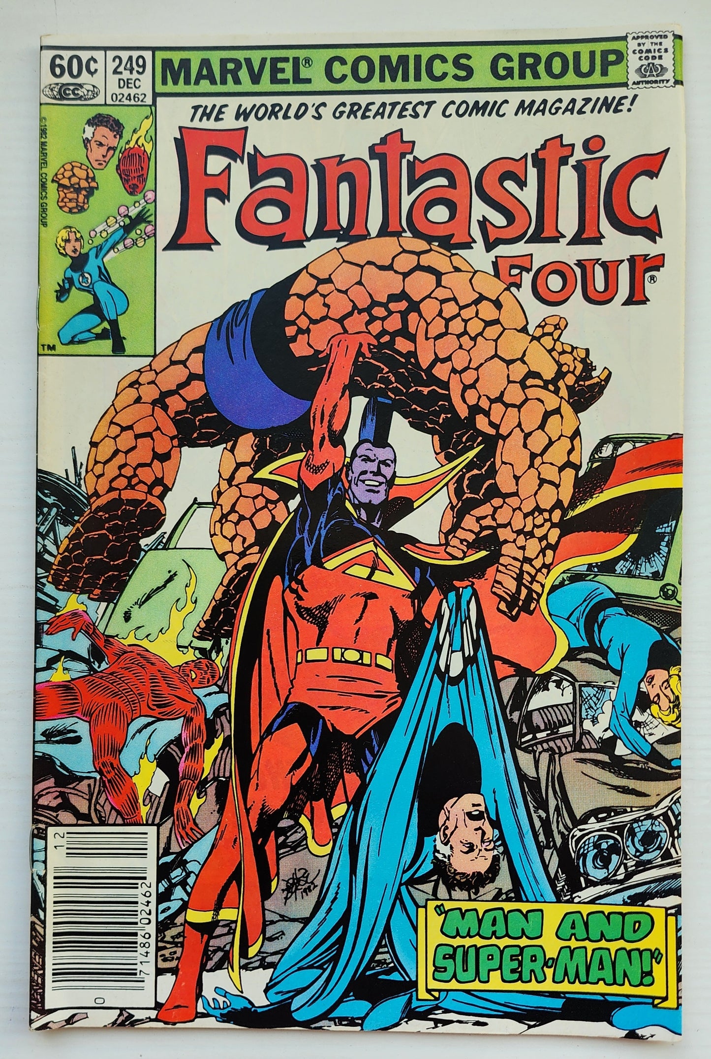 FANTASTIC FOUR #249 1982 NEWSSTAND Fantastic Four MARVEL COMICS