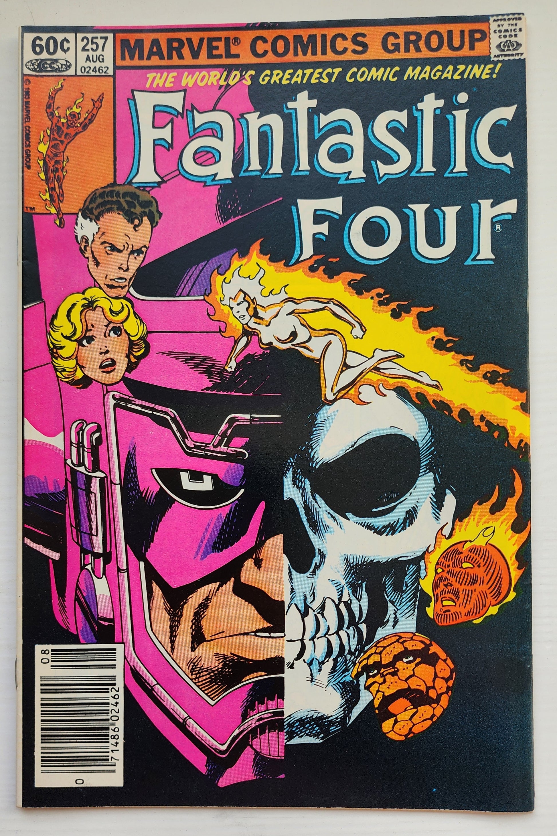 FANTASTIC FOUR #257 1983 NEWSSTAND Fantastic Four MARVEL COMICS