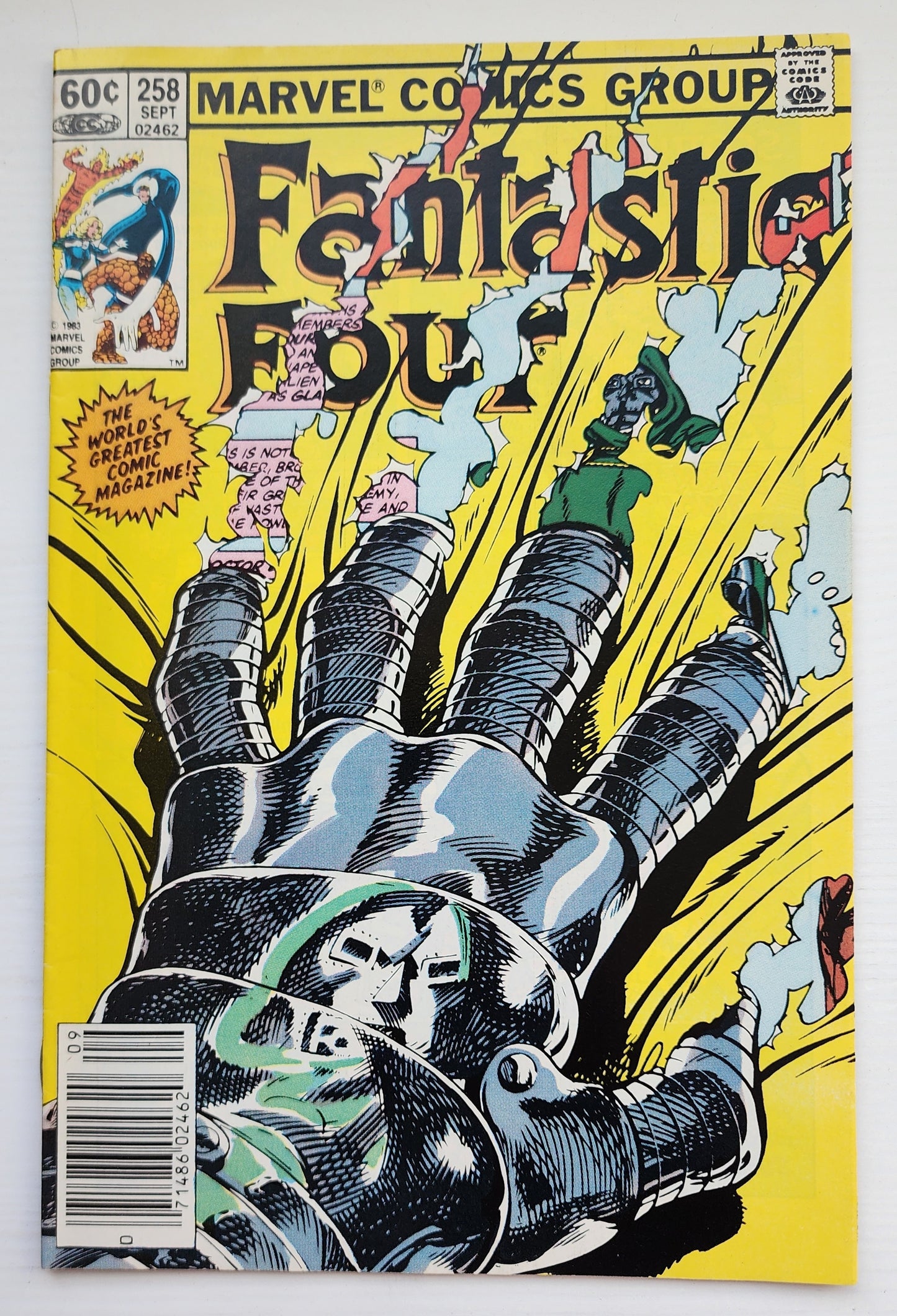 FANTASTIC FOUR #258 1983 NEWSSTAND Fantastic Four MARVEL COMICS