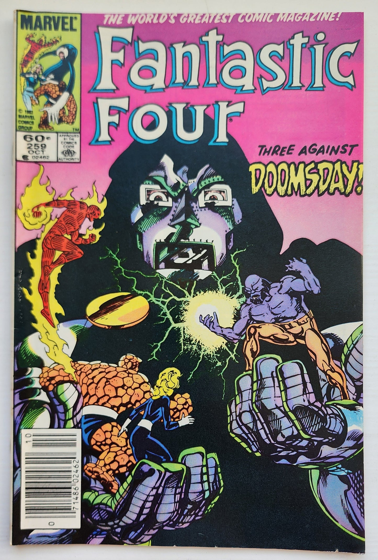 FANTASTIC FOUR #259 1983 NEWSSTAND Fantastic Four MARVEL COMICS