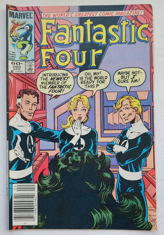 FANTASTIC FOUR #265 1984 NEWSSTAND Fantastic Four MARVEL COMICS