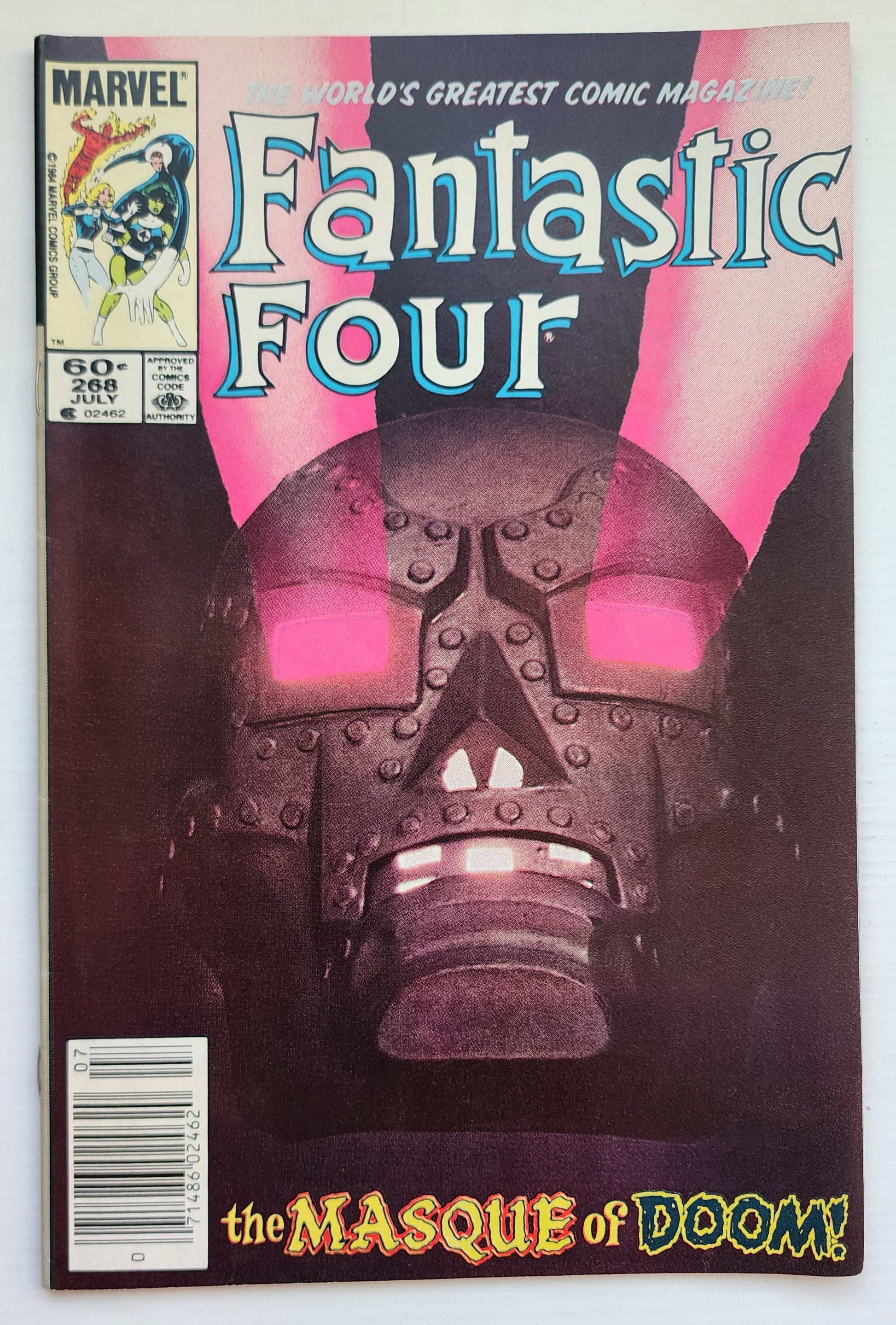 FANTASTIC FOUR #268 1984 NEWSSTAND Fantastic Four MARVEL COMICS