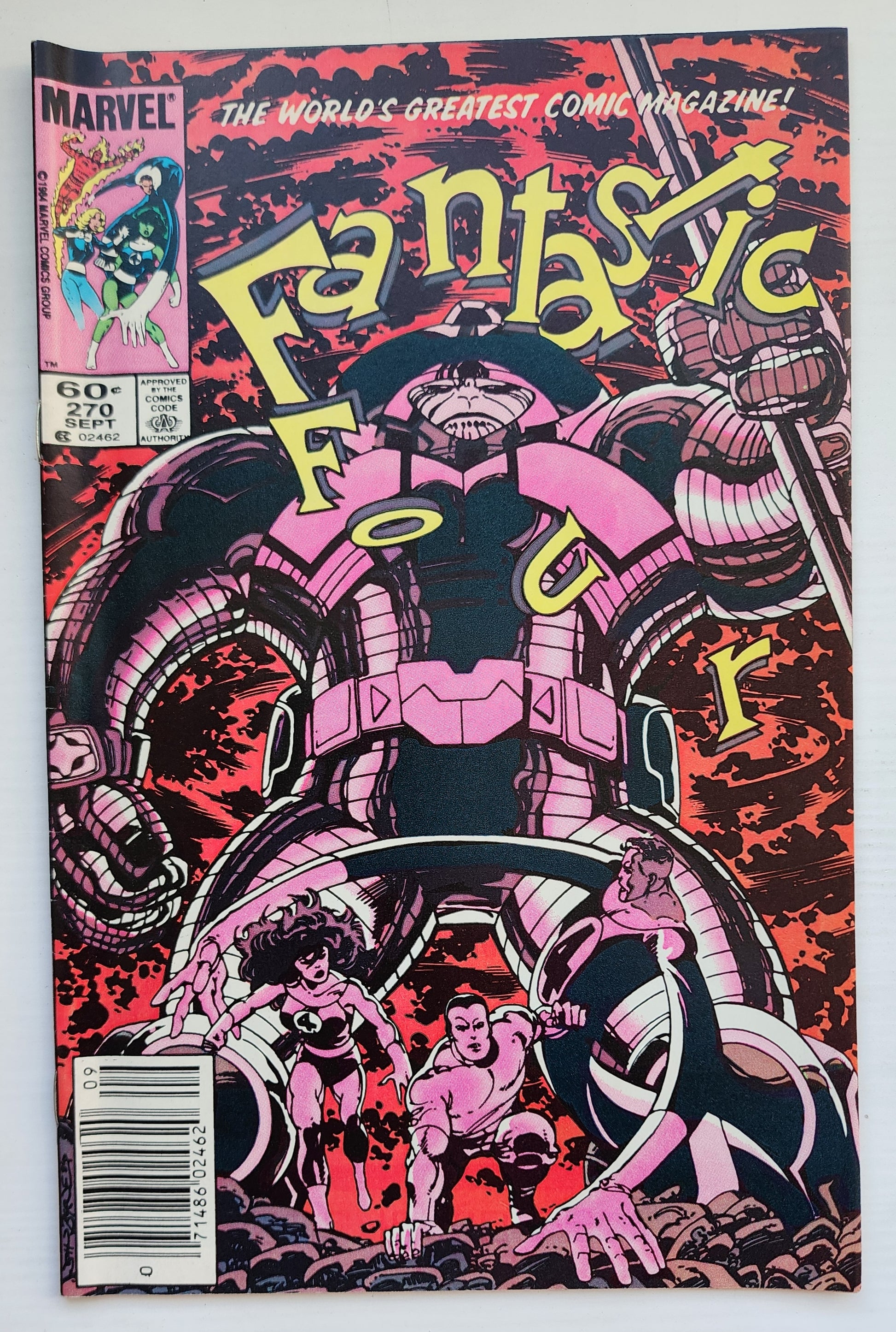 FANTASTIC FOUR #270 1984 NEWSSTAND Fantastic Four MARVEL COMICS